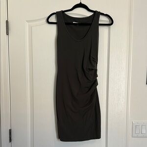 Athleta Dark Gray Sleeveless Mini Dress